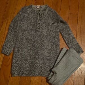 Cute 🥰 Bonpoint dress footless tights!